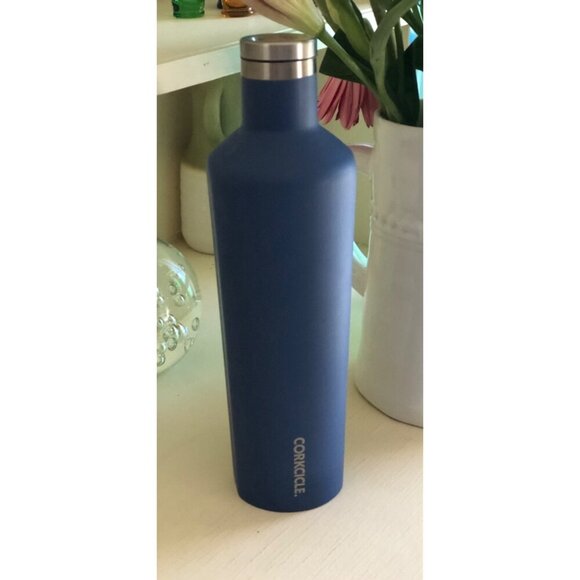 Corkcicle Matte Blue Steel 16oz Canteen - Picture 2 of 4